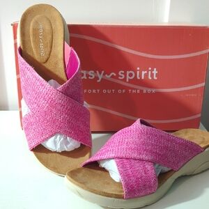 Easy Spirit NIB Sandals 8.5 Dk Pink